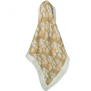 NEW MilkBarn Bamboo Mini Lovey in Gold Floral, NWT